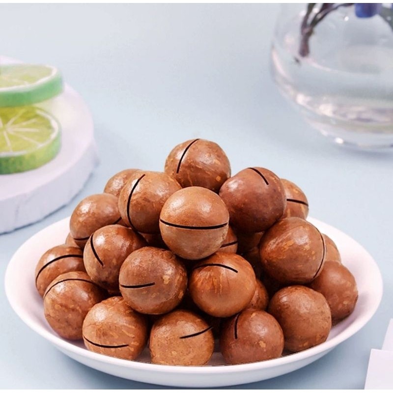 

Macadamia 250gr, 500gr, 1000gr Rasa butter | Kacang Ngeselin | Kacang diet Kacang Macadamia