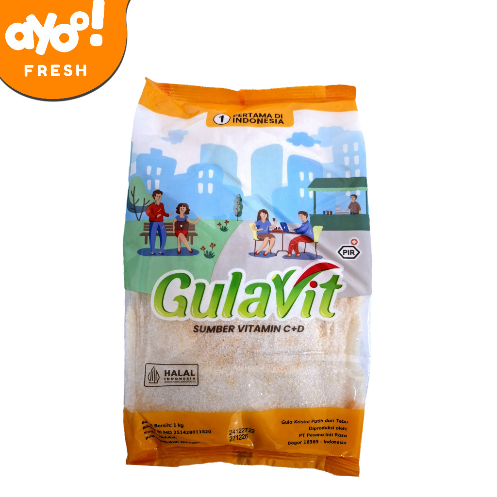 

Gulavit Gula Kristal Putih 1kg