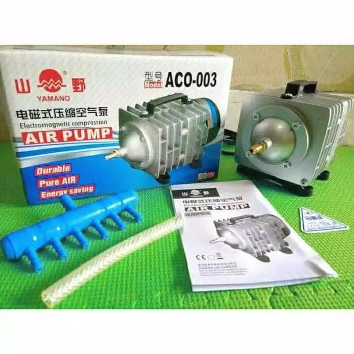 YAMANO ACO 003 mesin pompa celup aquarium hidroponik blower aksesoris aquarium peralatan aquarium