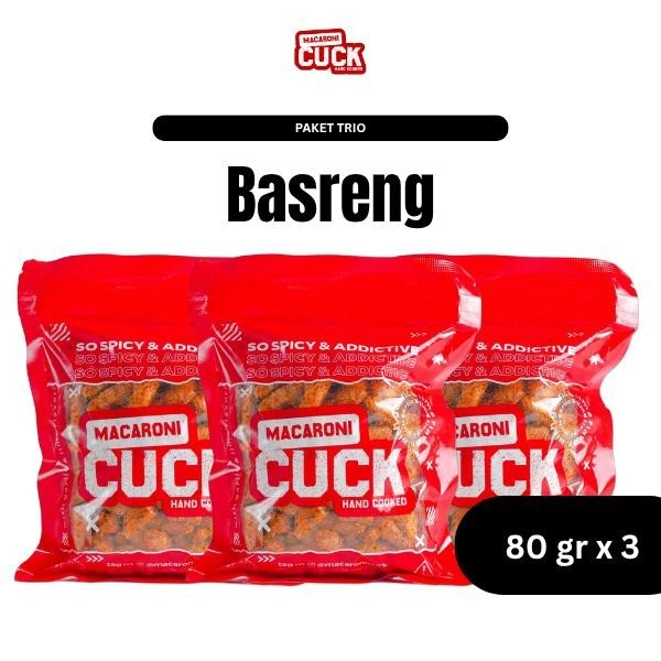 

Macaroni Cuck Basreng Daun Jeruk Pedas 3 pcs x 80 gr