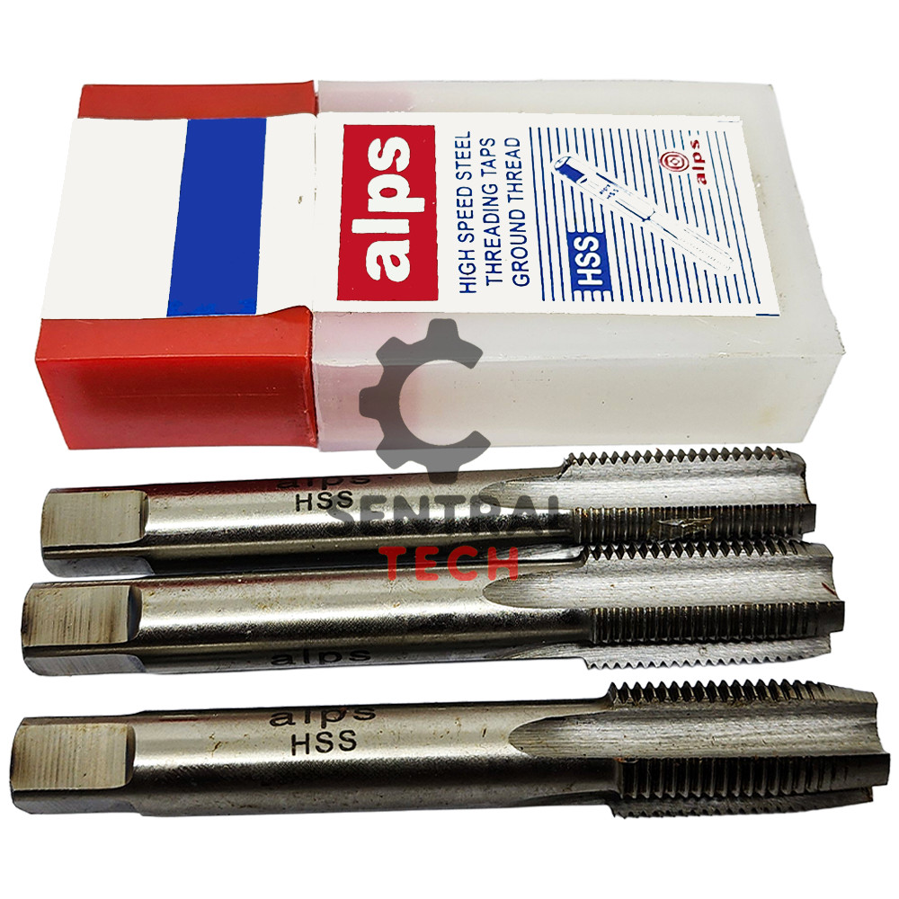 Hand Tap M10 X 1.25 Drat Kiri ALPS HSS Left Hand Metric Set