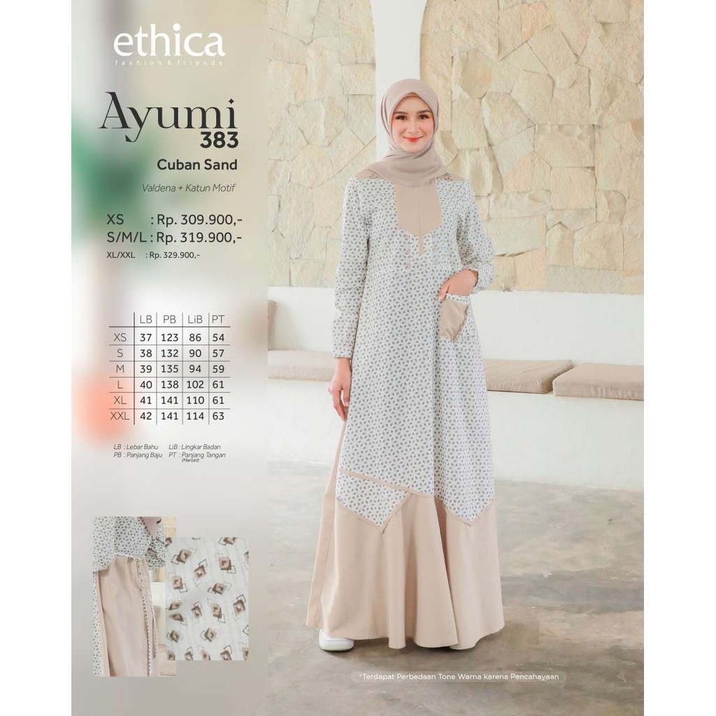 ETHICA GAMIS DEWASA  AYUMI 383 C.SAND