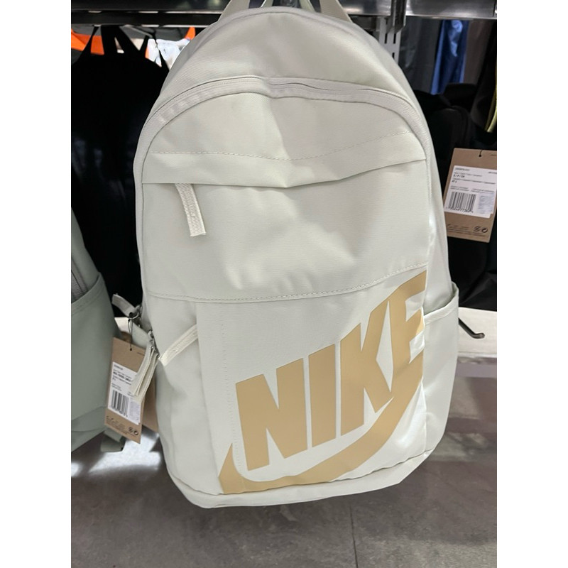 Tas Nike Backpack Original- Putih/Green