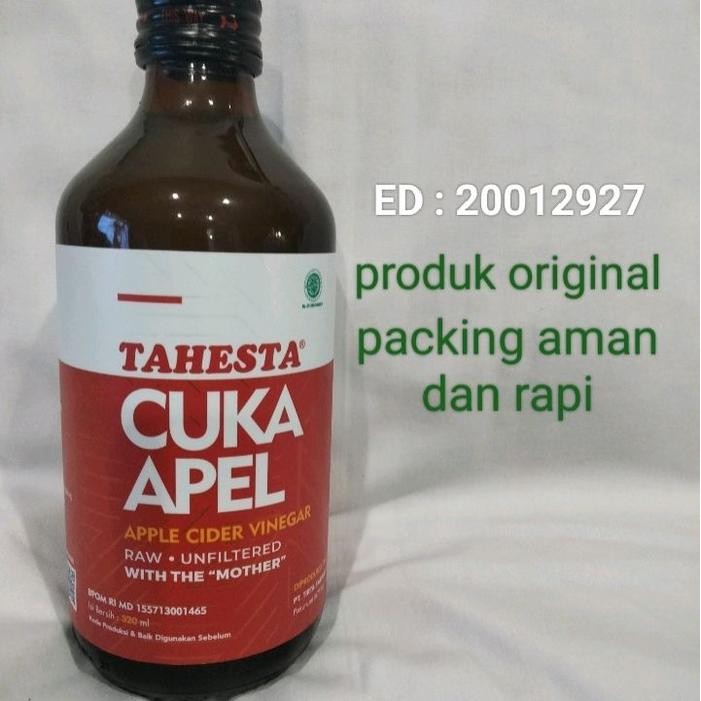 

Cuka Apel Tahesta plus bubble wrap