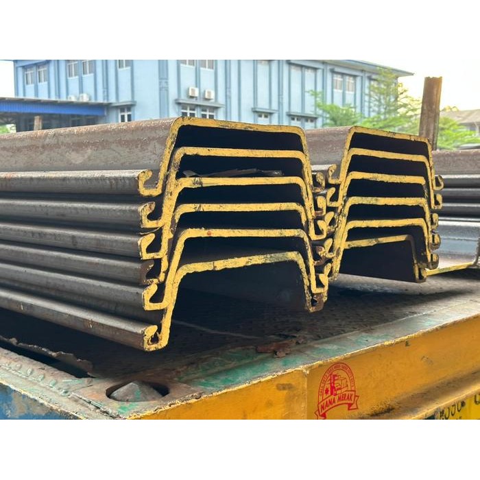 Sheet Pile Type II 400 x 100 x 10.5 mm - SNI Full Berkualitas