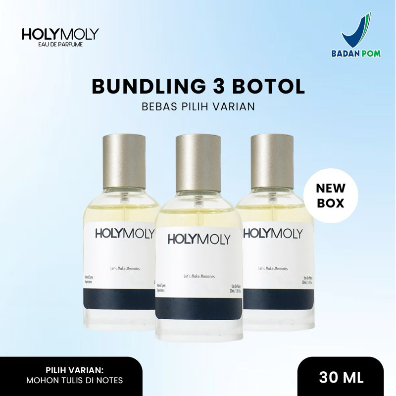Holymoly Parfum Paket Bundling 3 PCS 30ML