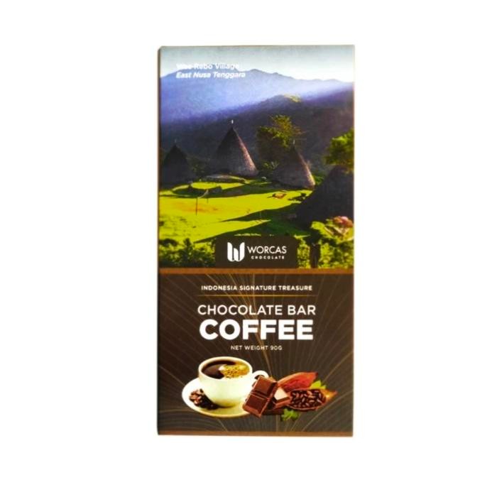 

Worcas chocolate bar coffee 90gr