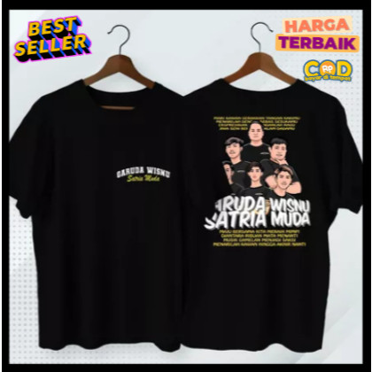 Kaos Garuda Wisnu Satria Muda Original Merchandise Tim GWSM Fans Enthul Mas Boy Isal Mas Nemo T-Shir