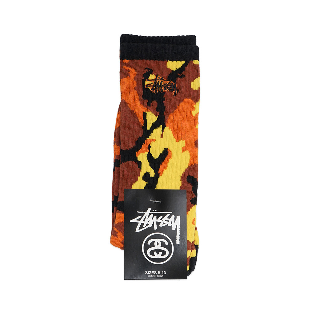 Stussy Stock Camo Crew Socks