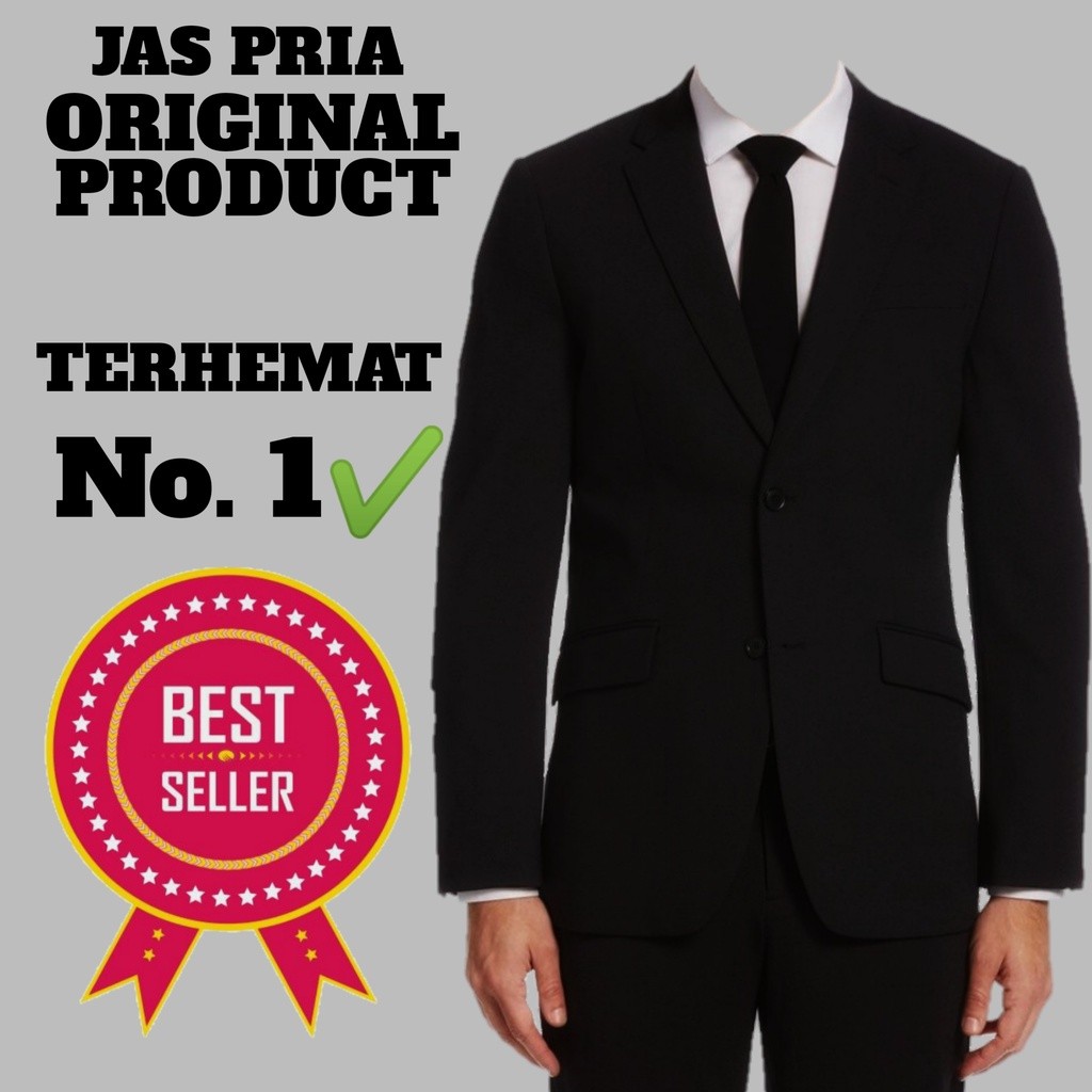 Jas Pria  Blazer Pria Bahan Tebal Jas Wisuda Jas Nikah Jas Formal Kualitas Terjamin Kemeja Celana Ja