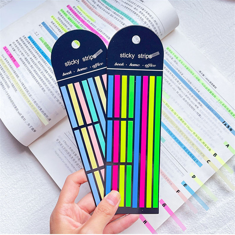 

320 Sheets Color Sticky Notes Memo Pad Notes Index Transparent Post Stickers Bookmarks Notepad School Office Stationery Supplies