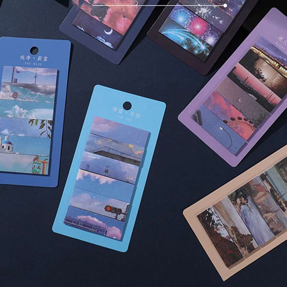 

1 Piece Lytwtw's Cute Girls Sticky Note Notepad Memo Pad Office School Supplies Stationery Planner Adhesive
