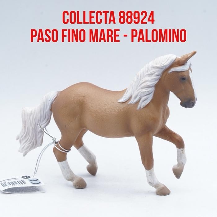 Collecta 88924 Paso Fino Mare Palomino Horse Kuda Palomino Mainan Binatang Miniature Hewan Animal Fi