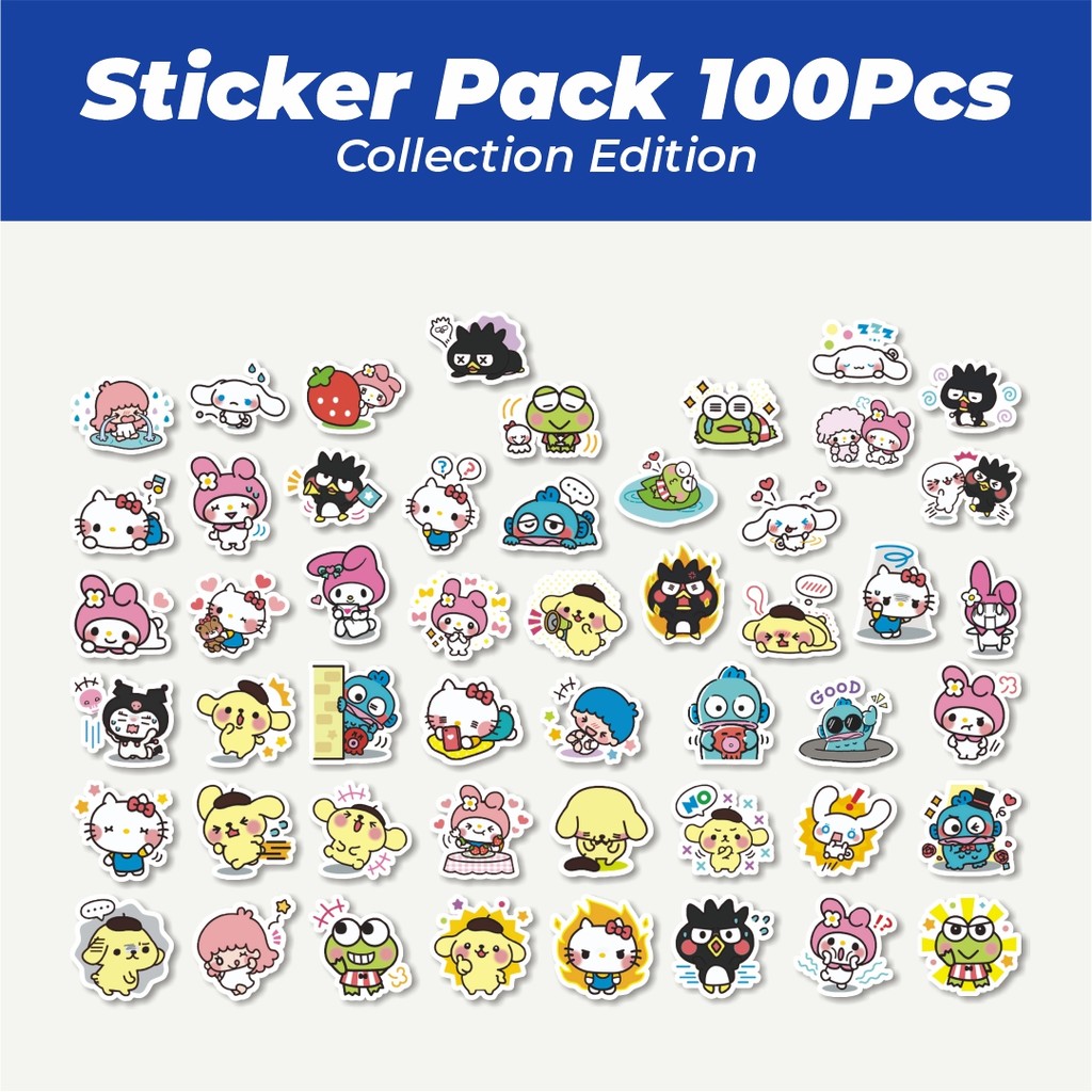 

Hot Stiker Sanrio Cartoon Lucu Anti Air Stikers Berperekat Waterproof Sticker Decal Buat Motor Helm Buku Journal Koper Casing HP Laptop Botol Minum