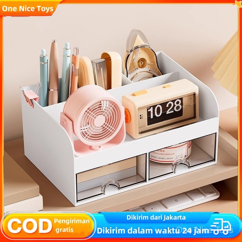 Rak Kosmetik / Rak Make Up Susun Plastik Laci / Rak Serbaguna  Susun Jumbo