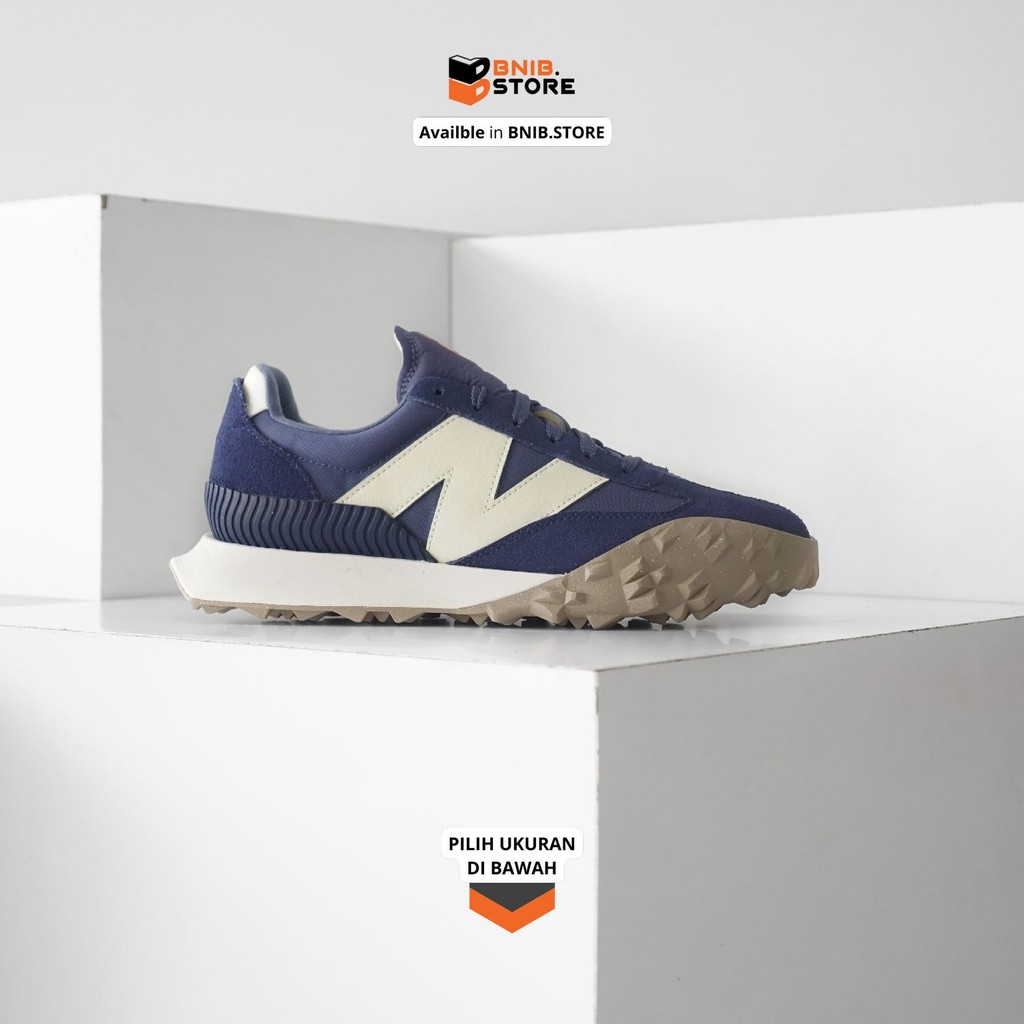 Sneakers Lifestyle Pria NB XC 72 Navy Angora [UXC72QI] Original