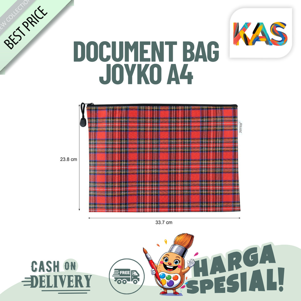 

Tas Dokumen Document Bag Joyko DCB 32 A4 Motif Flannel - Satuan