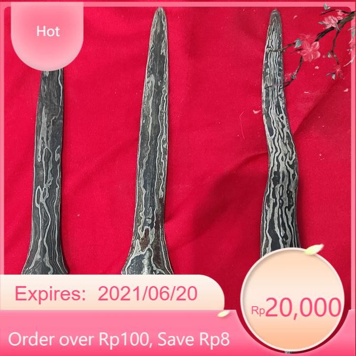 Bilah Tombak Keris asli tempa LR10