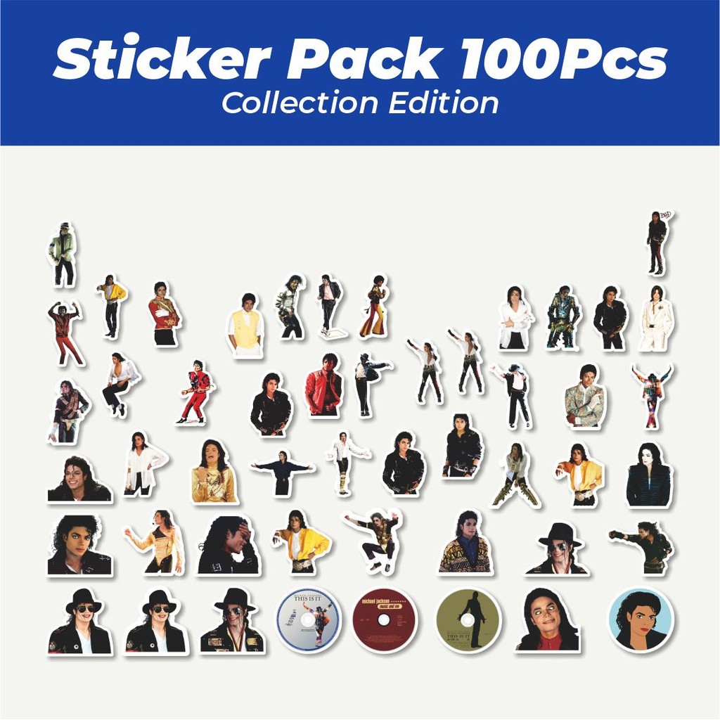

Hot Stiker Michael Jackson Lucu Anti Air Stikers Berperekat Waterproof Sticker Decal Buat Motor Helm Buku Journal Koper Casing HP Laptop Botol Minum