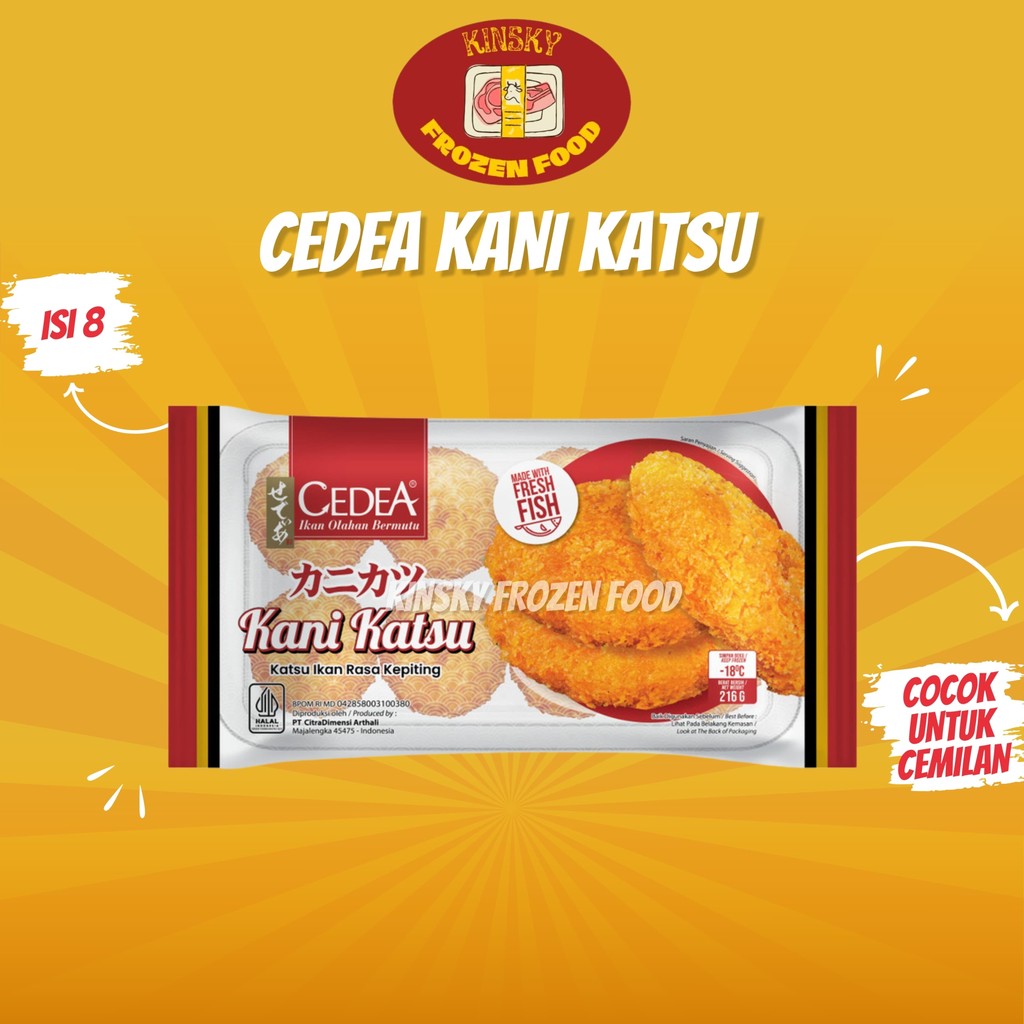 

CEDEA KANI KATSU 216GR/CEDEA KATSU KEPITING 216 GR