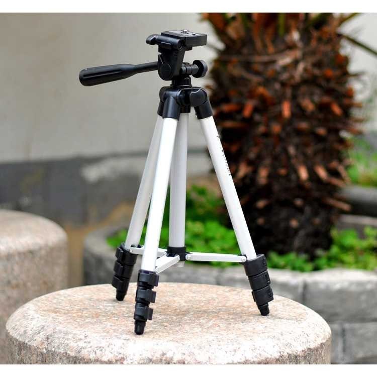Tripod Kamera Telescopic 4 Section Pan Head 1M | Tripod Kamera Teleskopik 4 Bagian Kepala | Tripod K