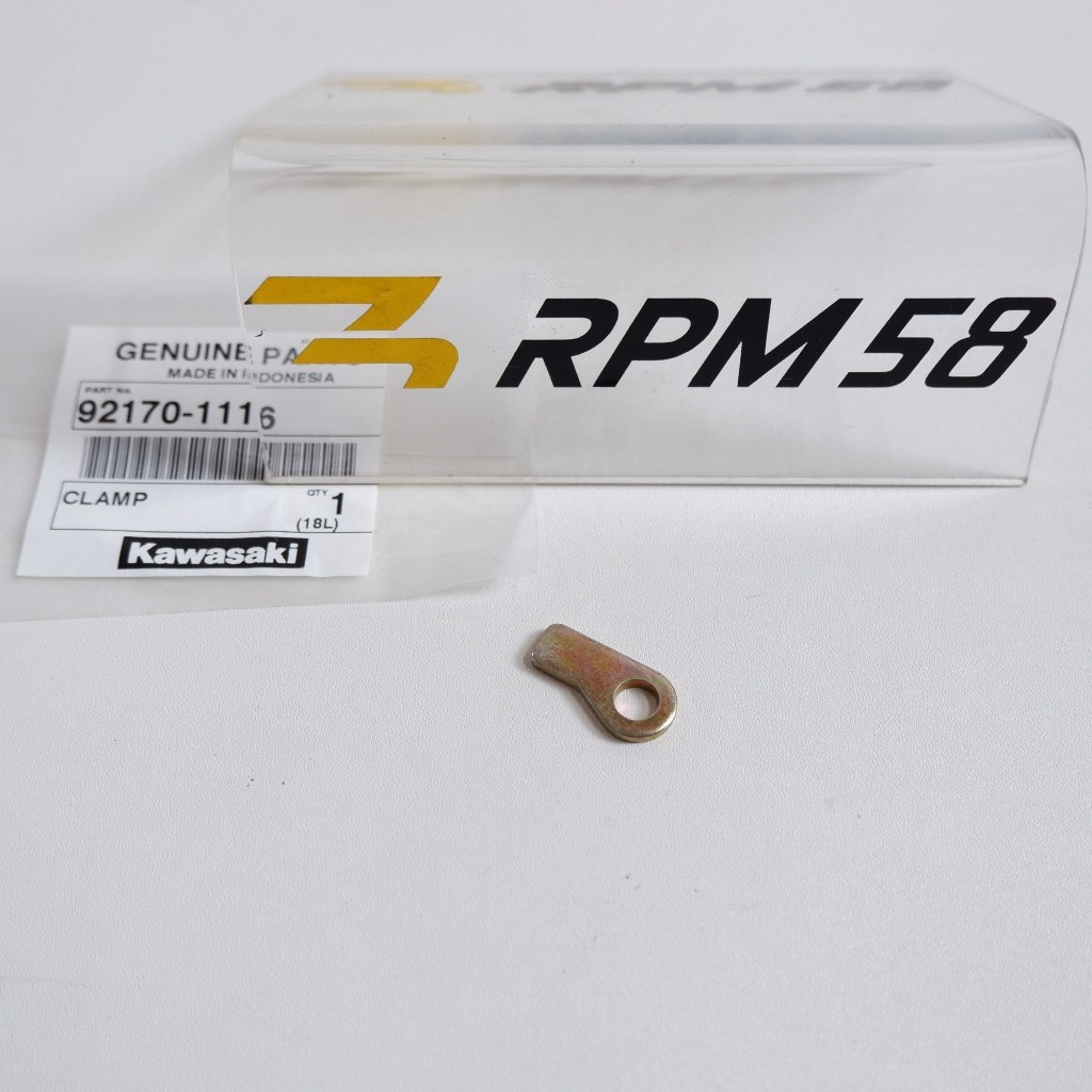 Clamp Kawasaki Genuine Part Plat Klem Kabel Spool Ninja 2Tak R RR SS ORIGINAL 92170-1116