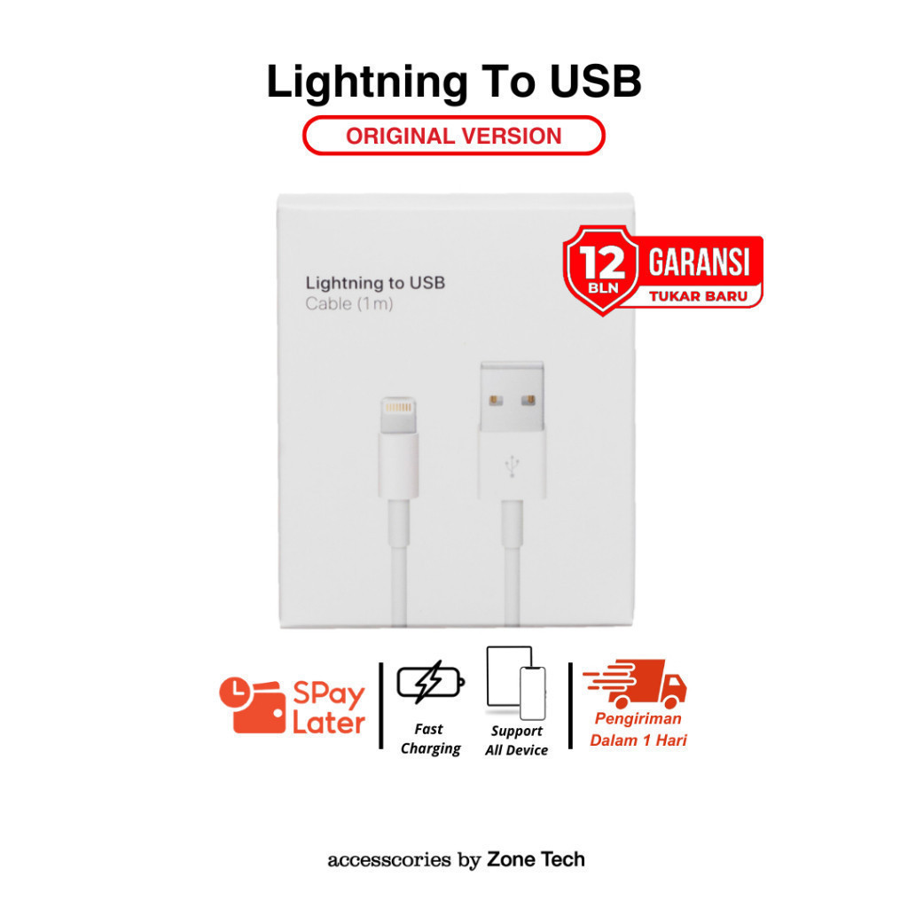 

Kabel Data USB to Lightning Fast Charging (GARANSI 1 TAHUN) Terlaris