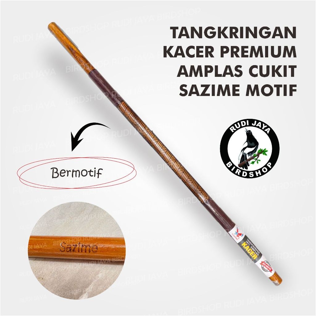 SEDIA TANGKRINGAN KACER PREMIUM SAZIME KAYU JATI AMPLAS PLANGKRINGAN SANGKAR BURUNG KACER CUCAK ROWO