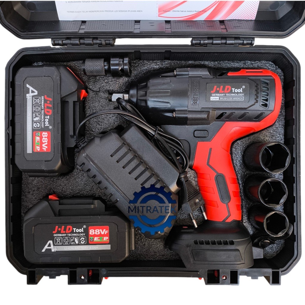 Impact Wrench JLD Jumbo 650NM 2 Baterai
