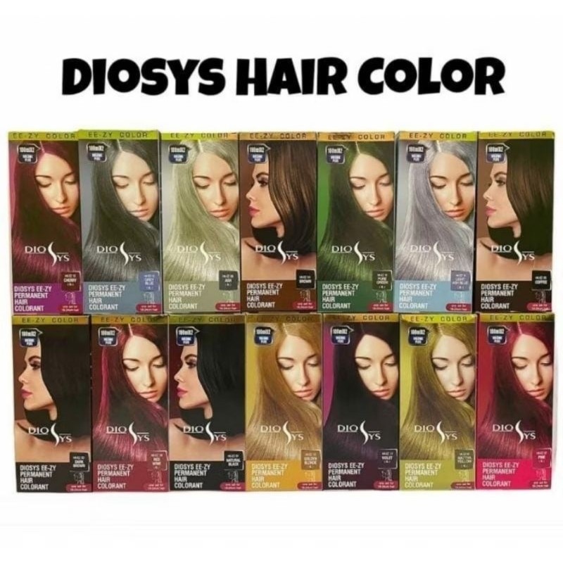 45mL - Diosys Permanen Hair Color || Pewarna Rambut Diosys || Semir Rambut Diosys