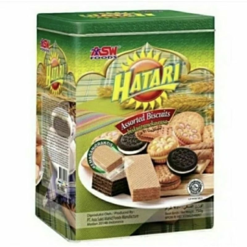 BISKUIT KALENG HATARI SEGI/ROTI KALENG HATARI BESAR HIJAU