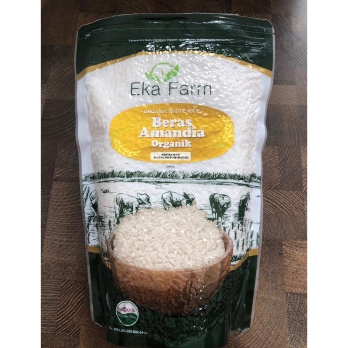 

READY BERAS AMANDIA ORGANIK - DAHULU BERAS DIABERICE EKA FARM KEMASAN VAKUM 1 KG UNTUK DIABETES