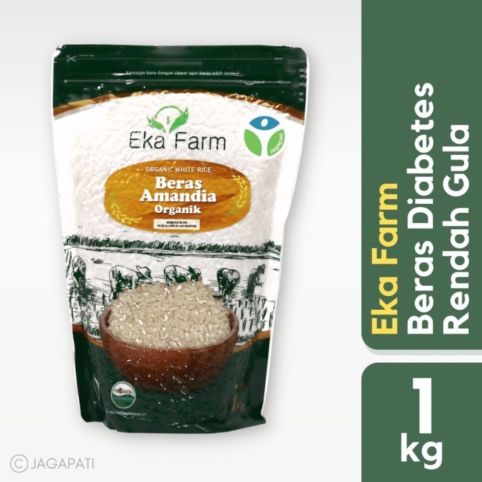 

BERAS DIABETES AMANDIA ORGANIK - EKA FARM - 1KG - YOGYAKARTA -