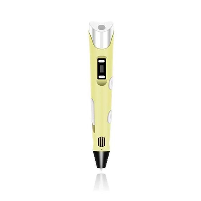 

3D Printing Pen Smart Printer Art 3 Dimensi Filament PLA - Yellow