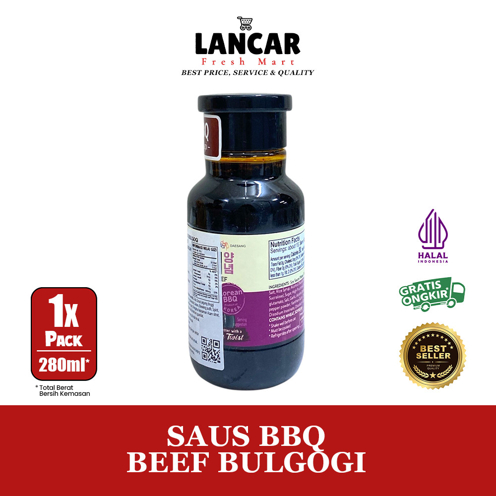 

CUISINE SAUS BBQ BEEF BULGOGI 228ML