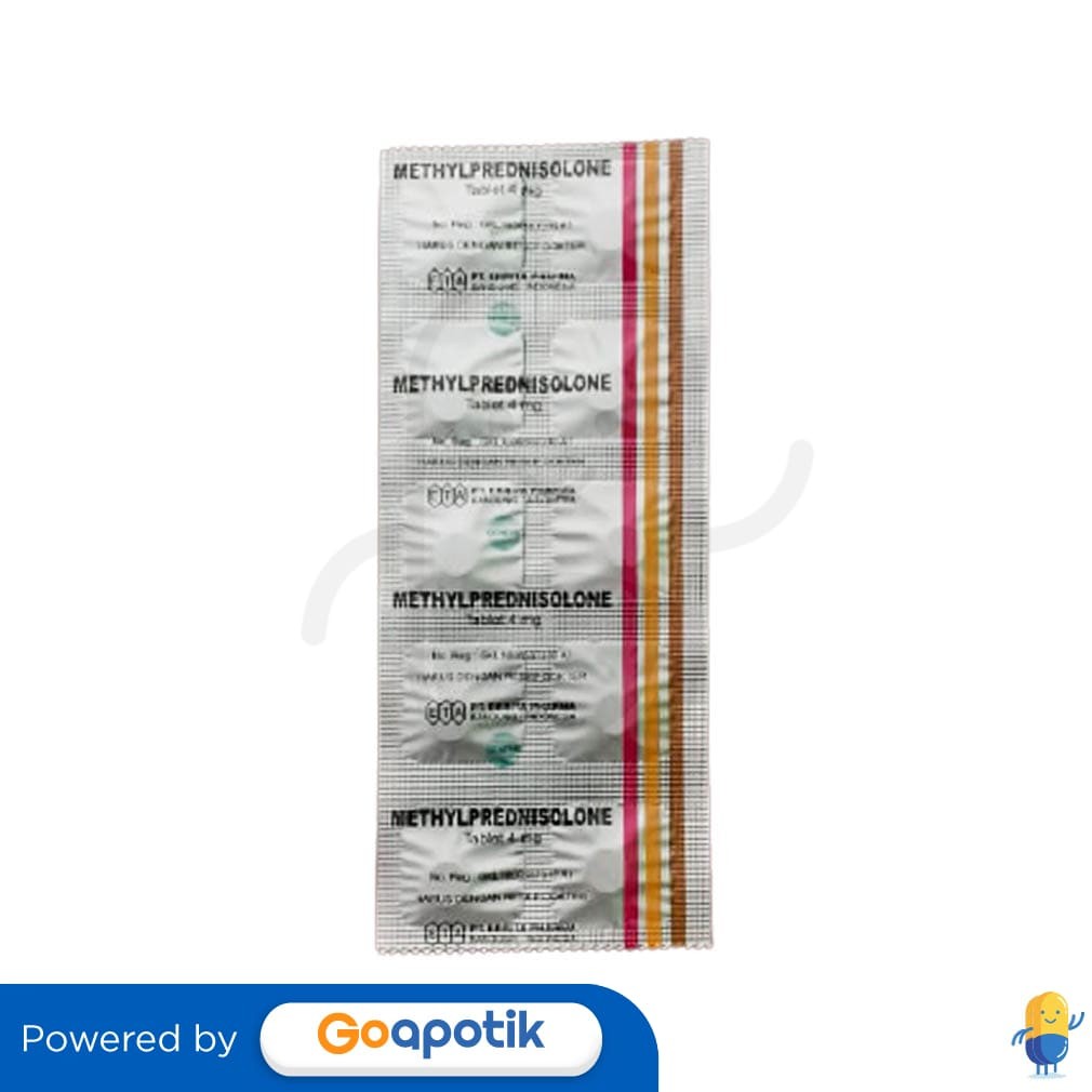 Methylprednisolone Errita 4 Mg Strip 10 Tablet