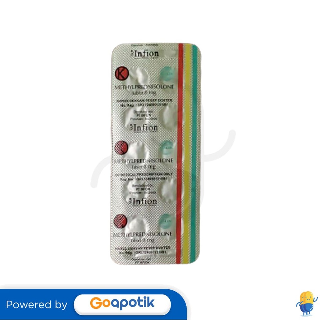 Methylprednisolone Infion 8 Mg Strip 10 Tablet