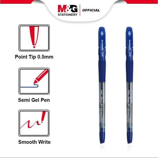 

Super Smooth Stick Semi-Gel Ballpoint Pen ABP62971