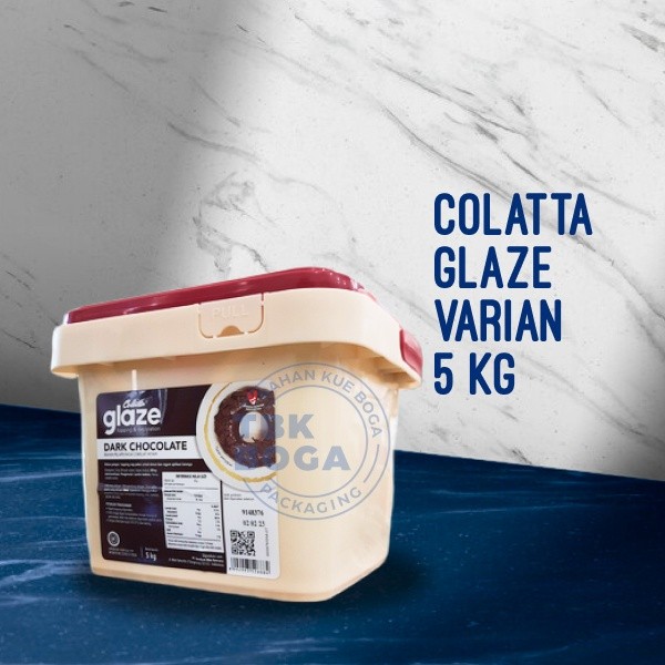 

Glaze Colatta 5 Kg ( Dark, Cappucino, Green Tea, Strawberry, Tiramisu, White ) Selai Topping Colata