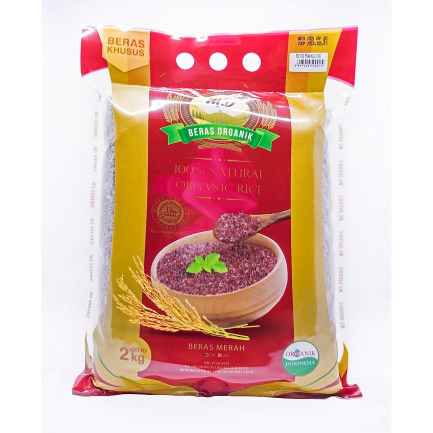 

MD Organic Red Rice Pecah Kulit 2kg