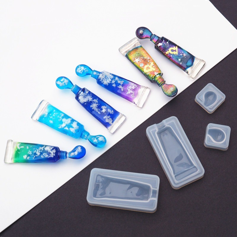 

Kawaii 3D Toothpaste Shape Silicone Molds DIY Epoxy Resin Mold Jewelry Charms Tools Resin Pendant Making Mold