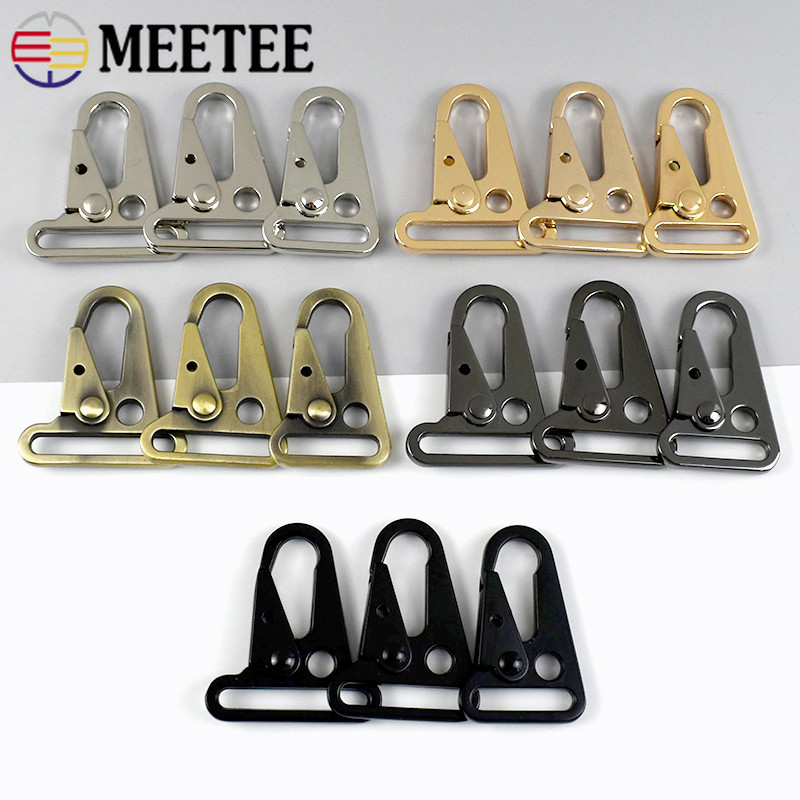 

2/5/10Pcs 25/32/38mm Metal Buckle Dog Collar Backpack Strap Carabiner Clips Webbing Connect Snap Hook Trigger Clasp Accessories