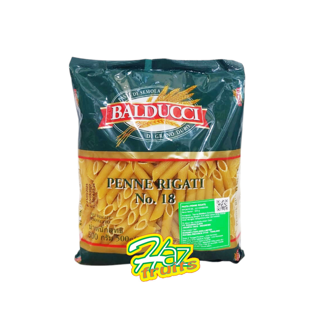

Balducci Pasta Penne Rigati No.18 - Pasta Penne Rigati 500 gram
