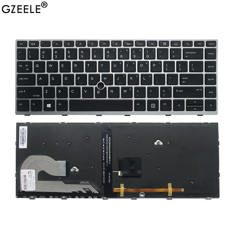 US/RU/FR/LA Laptop keyboard FOR HP EliteBook 745 840 G5/G6 846 G5/G6 848 G5/G6 Zbook 14U G5/G6 HSN-I