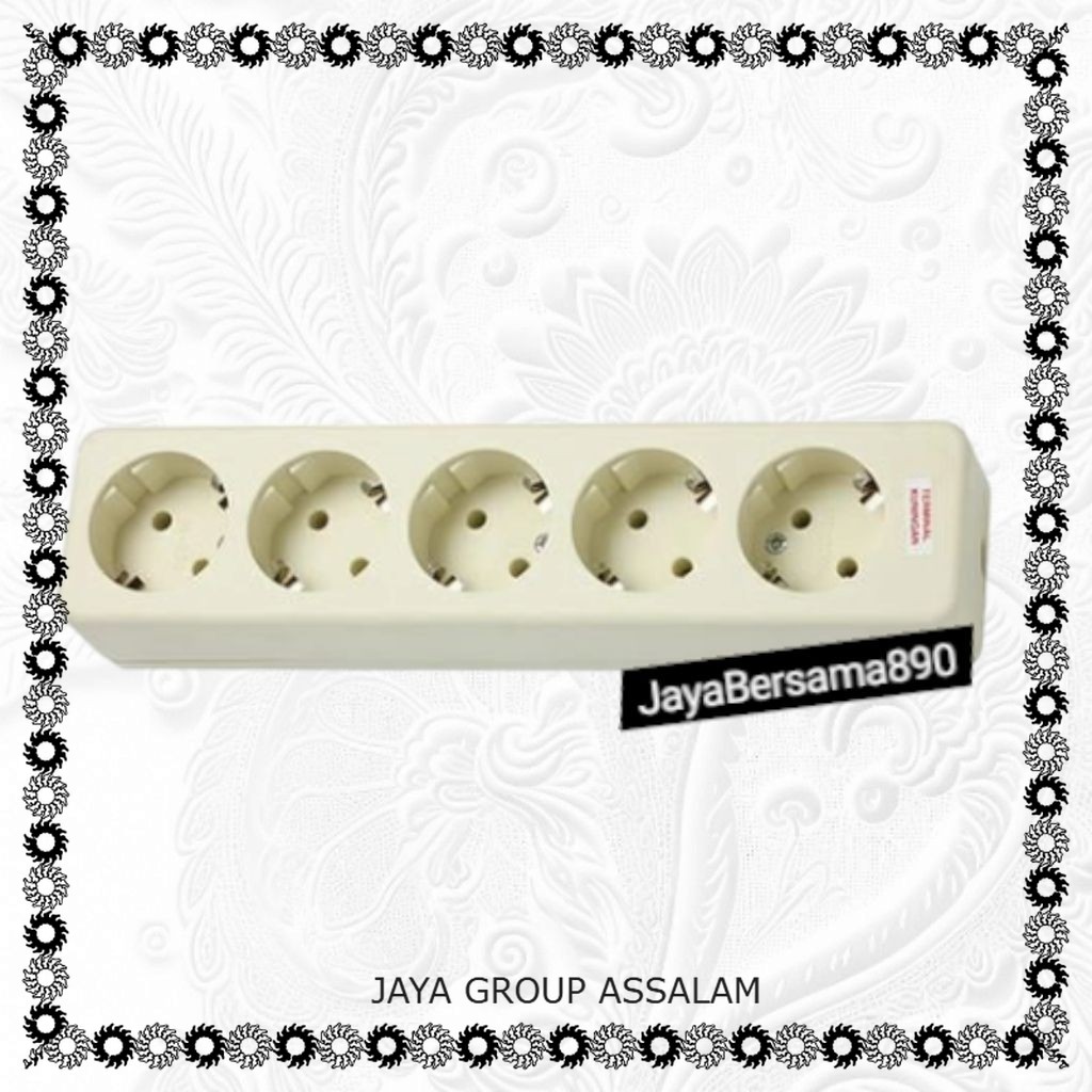 stop kontak 5lubang uticon