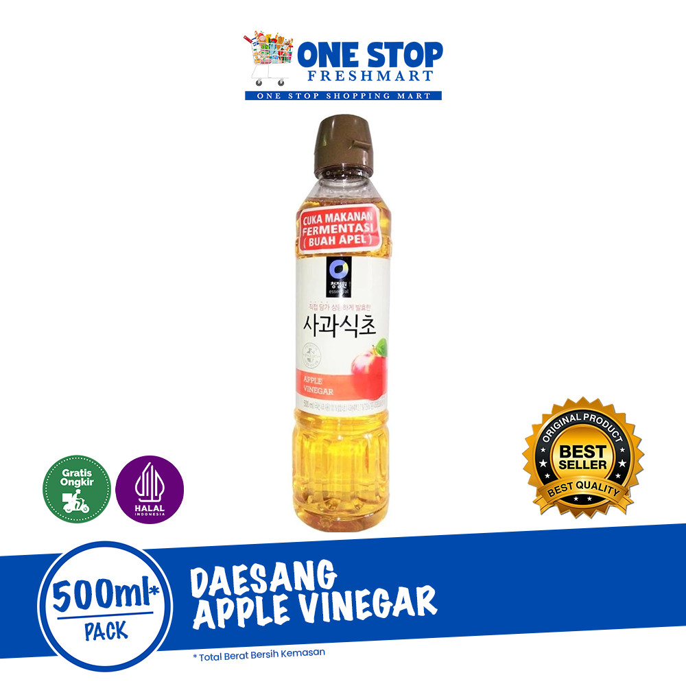 

DAESANG APPLE VINEGAR 500ML / ESSENTIAL CUKA APEL 500ML