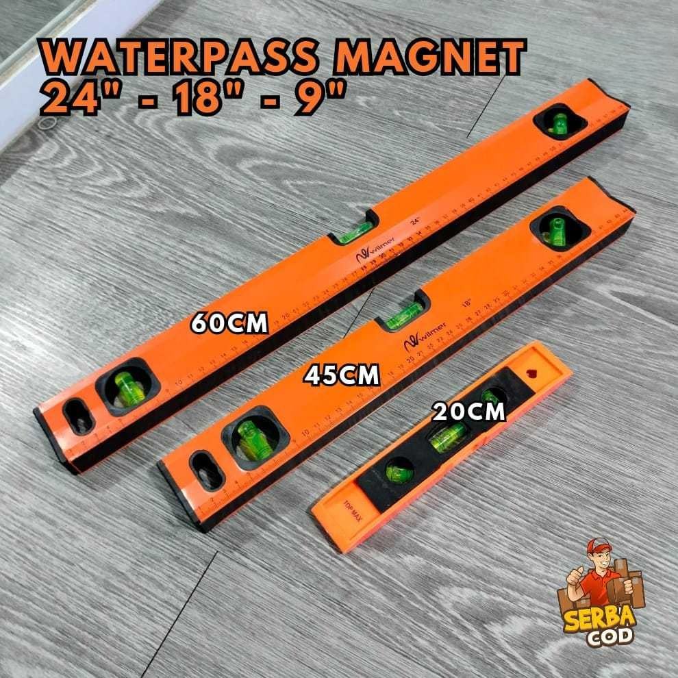

Waterpass Magnet 24" Waterpass 60CM Heavy duty Torpedo Level