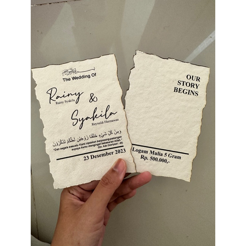 

CUSTOM KERTAS DAUR ULANG BAHAN MAHAR BM29