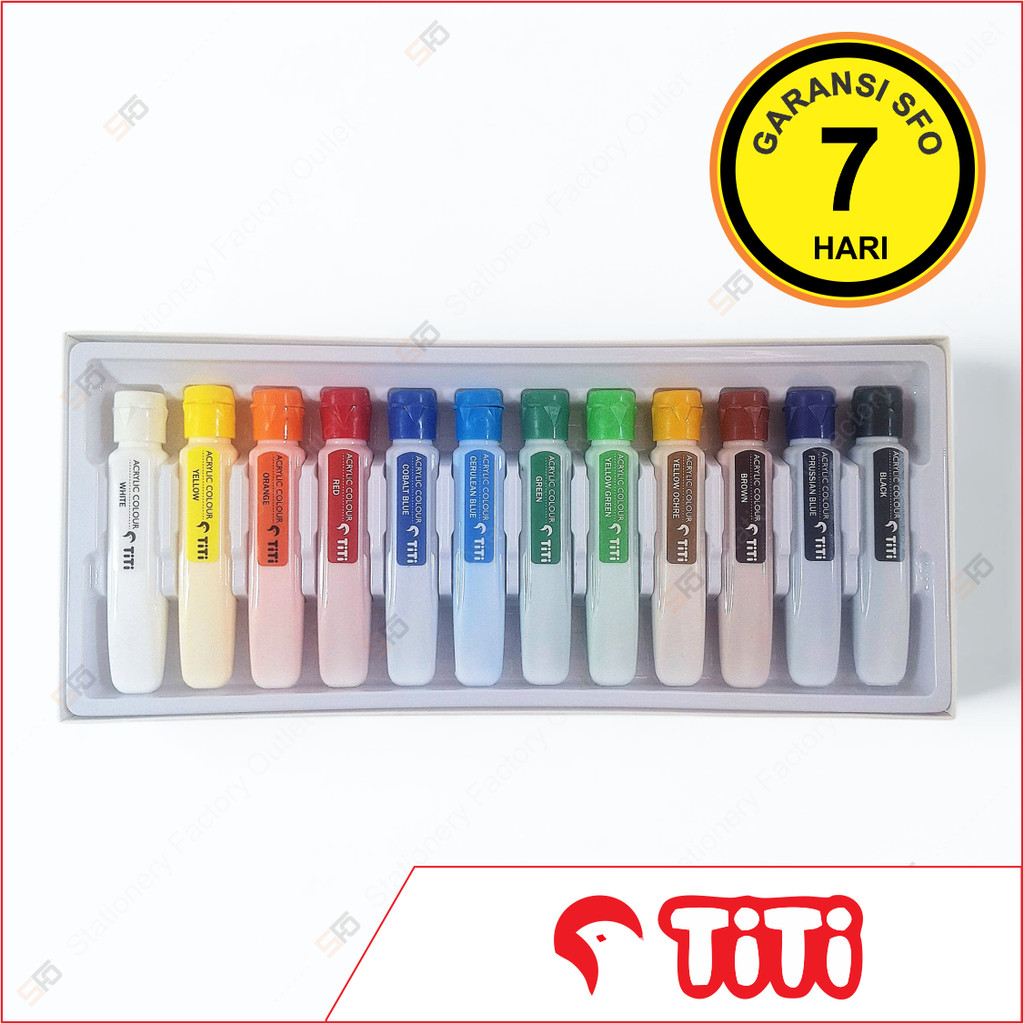 

Cat Acrylic Titi 12ml isi 12