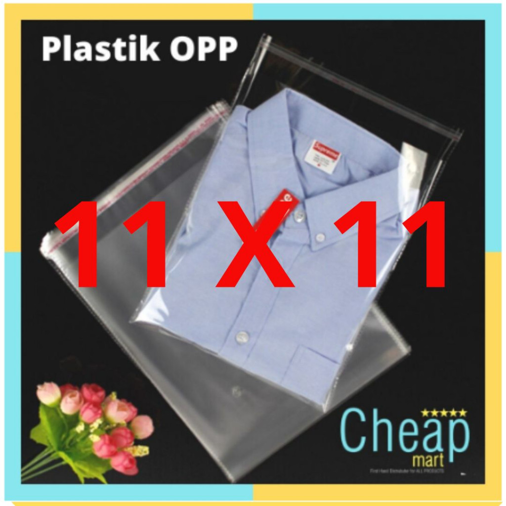 

[Min-3] (04) 11 X 11 OPP LEM PLASTIK KACA DVD,Bakery,Undangan,Roti,Amplop,Angpao (Isi 100 Lembar)-CM